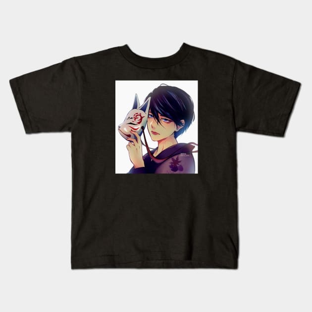 Takiguchi Yoi Kids T-Shirt by Anime Sky